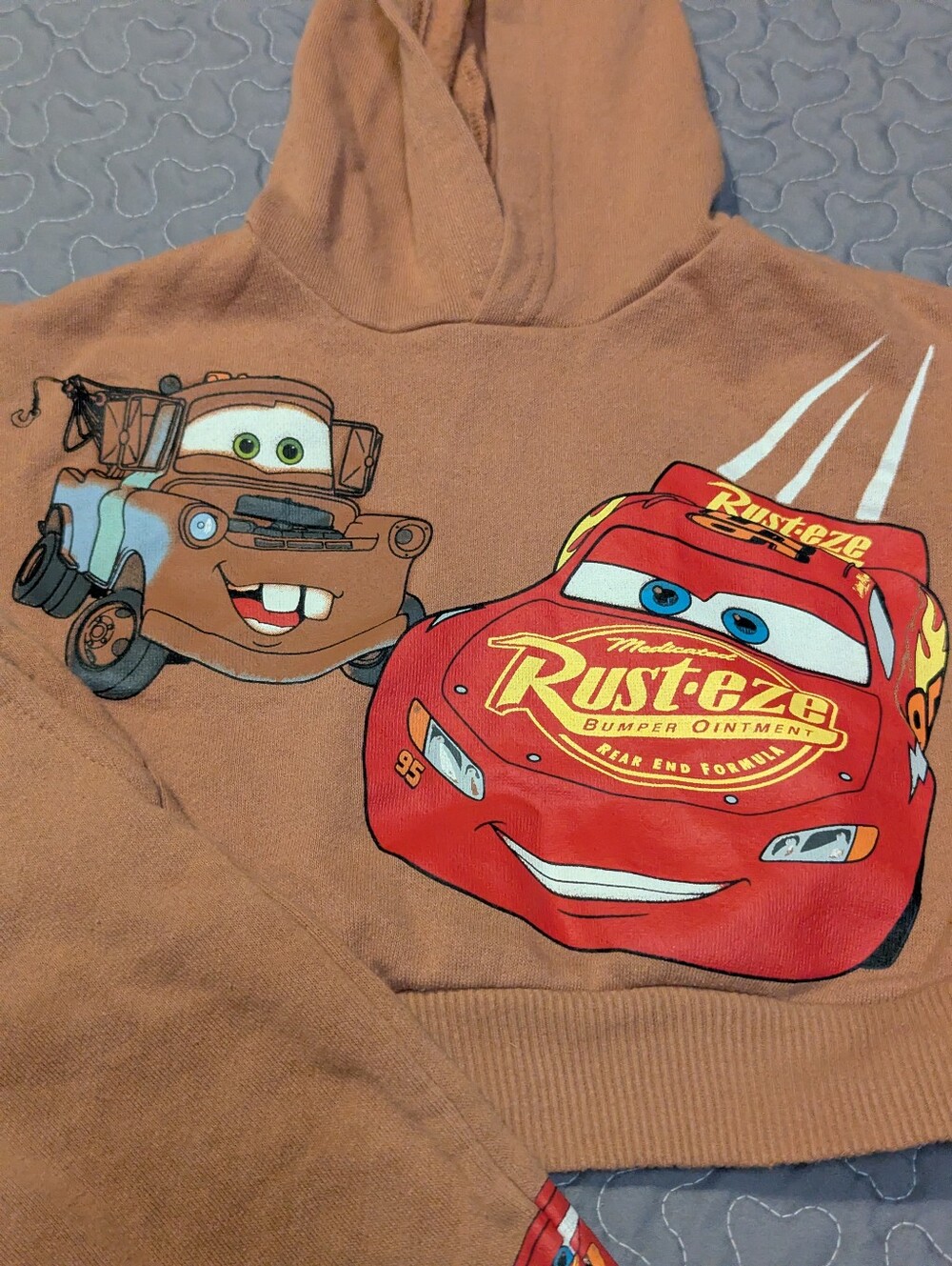 Disney Pixar Cars Outfit 12 Month Lightning McQueen Mater Racing  Hoodie
